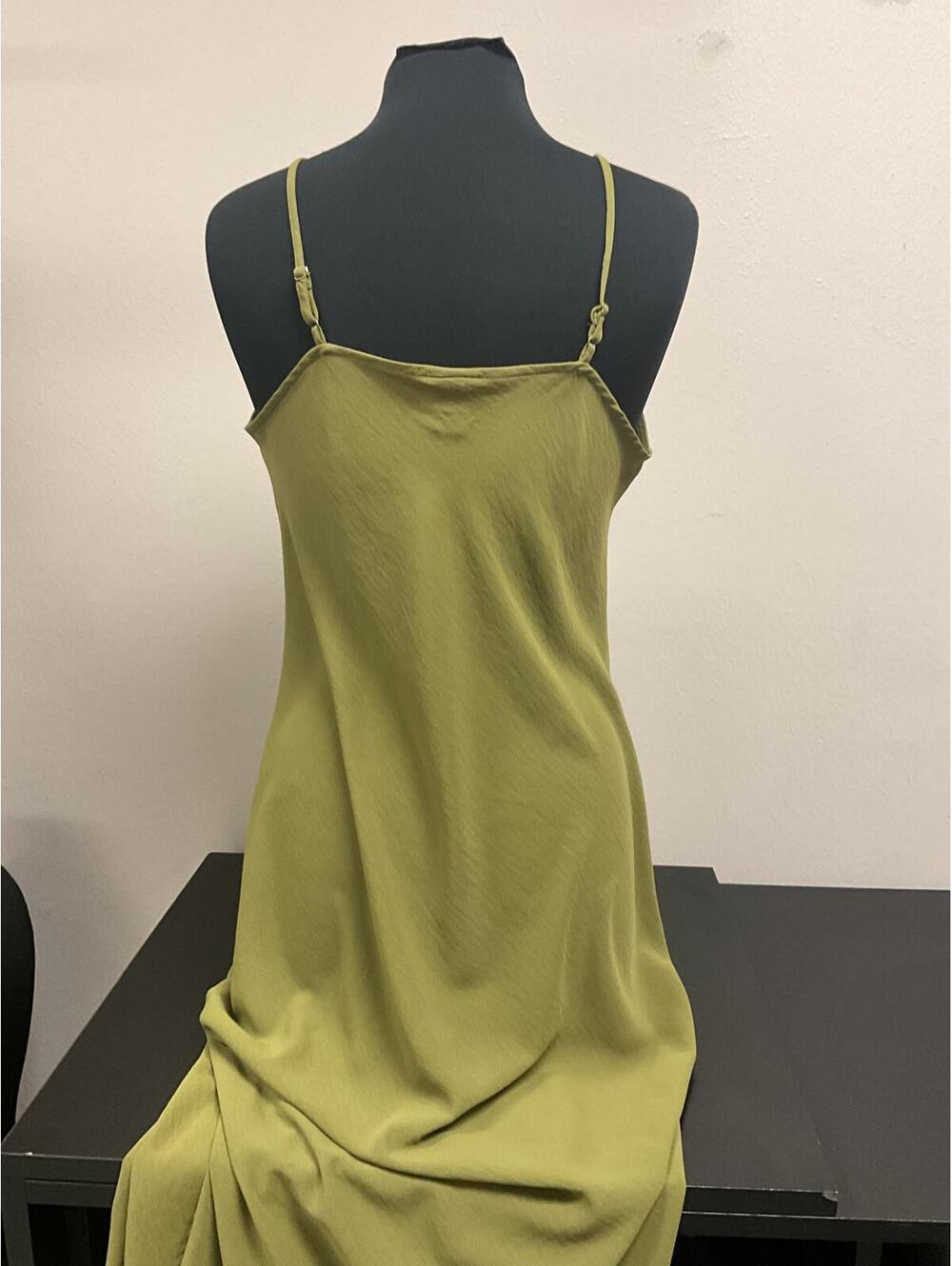 A New Day Olive Green Maxi Dress M - Picture 3 of 7